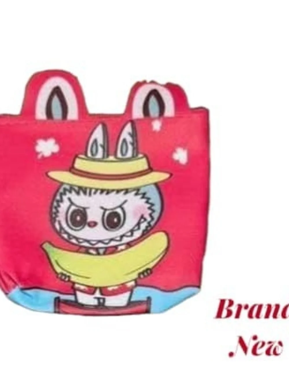 Plush Keychain & Accessories Set - Pink, Purple, White